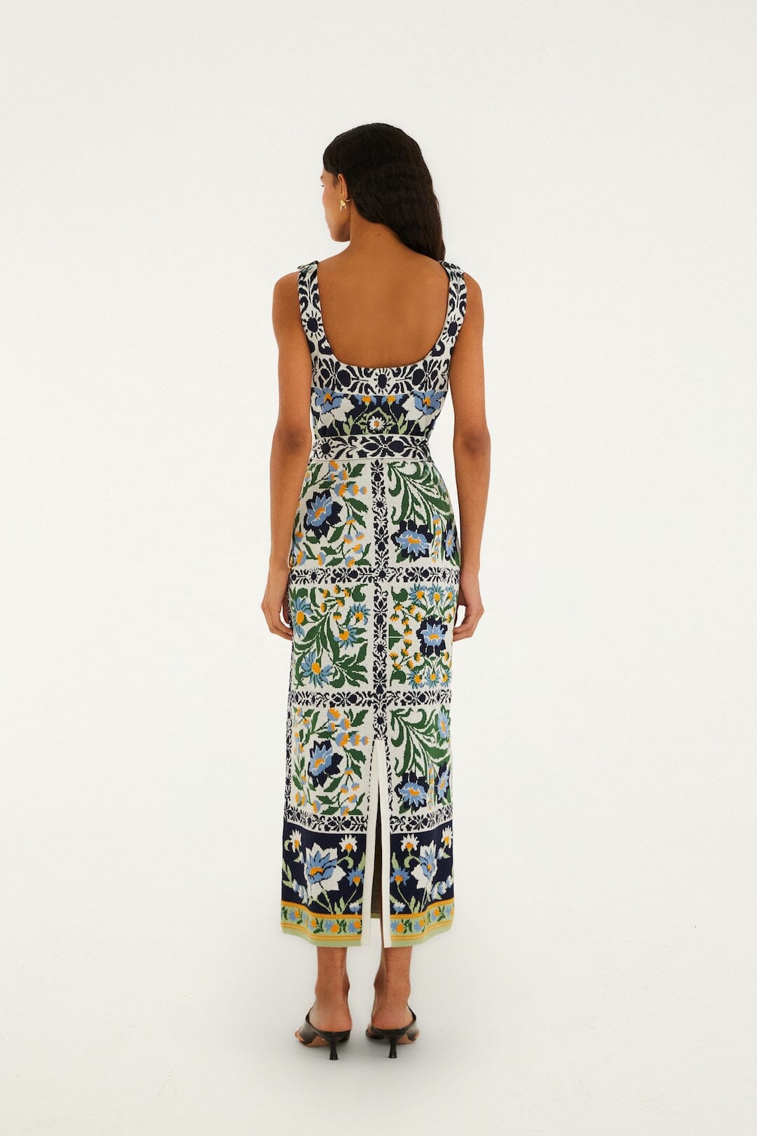 farm rio giannina knit midi dress Farm Rio Giannina Knit Midi Dress