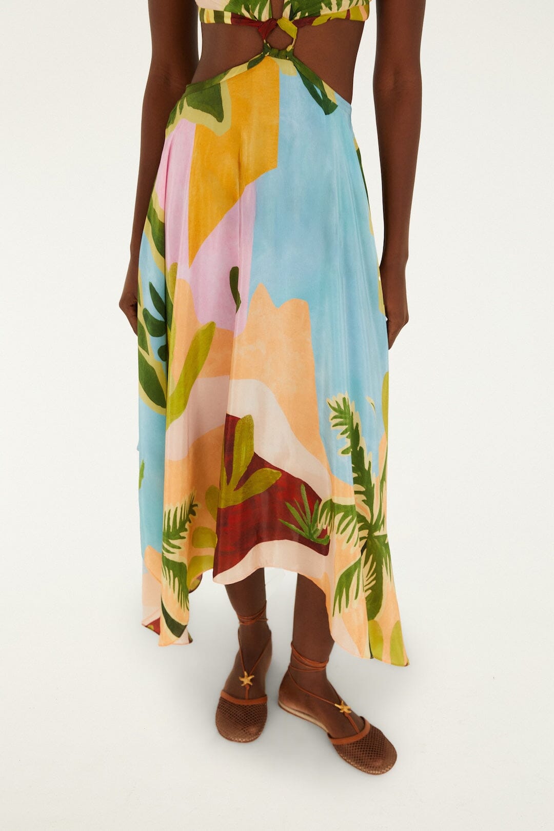 farm rio tropicalistic maxi dress FARM Rio Tropical Scenario Sleeveless Maxi Dress