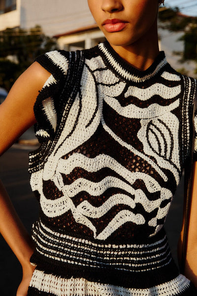 Seashell Crochet Top | FARM Rio