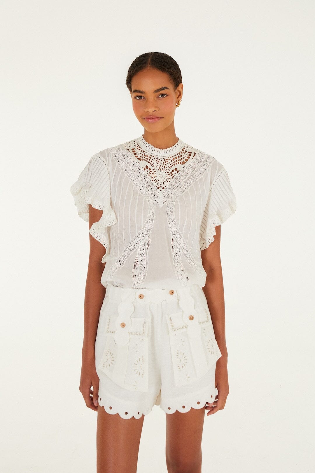 Off-White Artisanal Euroflax™ Premium Linen Short | FARM Rio