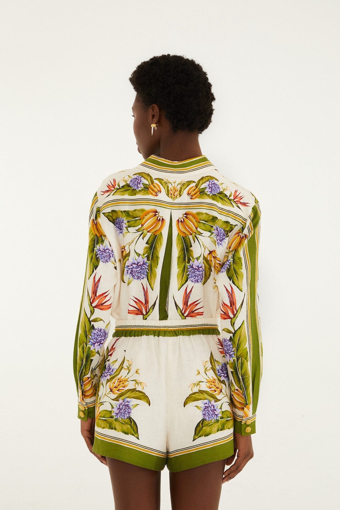 Sand Tropical Scarf Lenzing Ecovero Euroflax Shorts