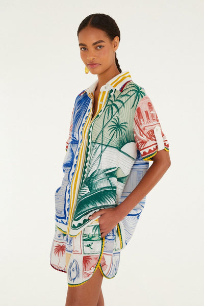 Off-White Brasil Vintage Crochet Lenzing™ Ecovero™ Euroflax