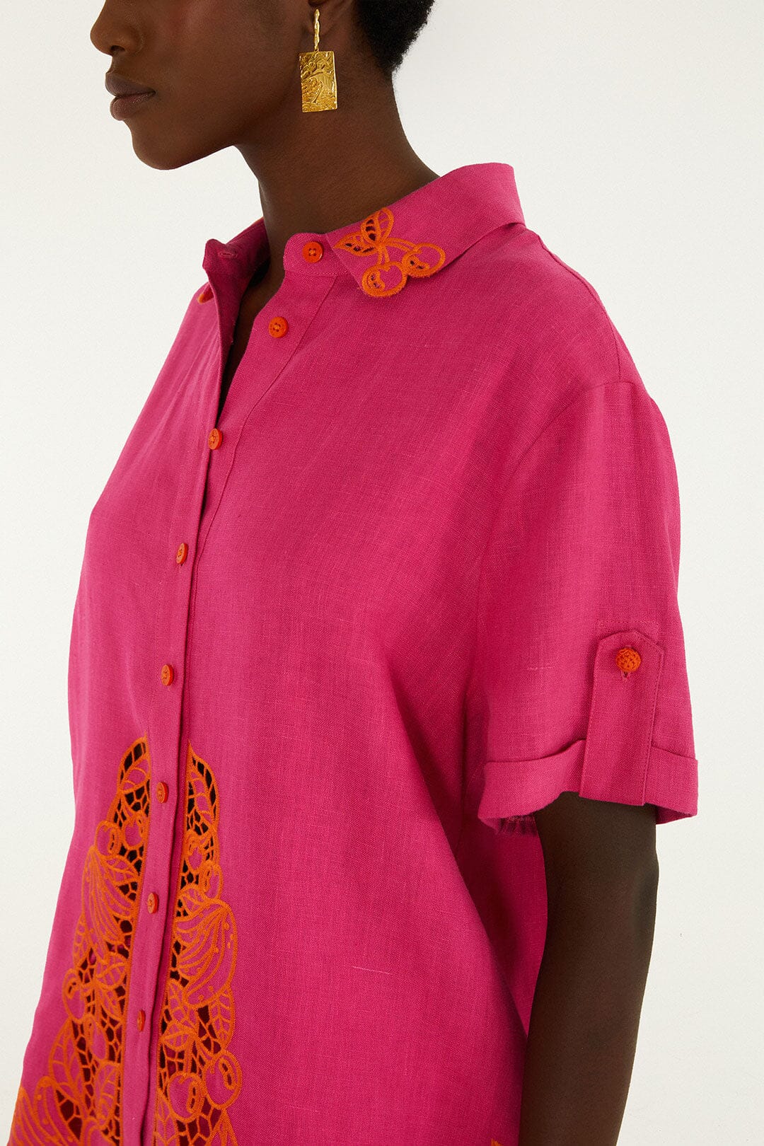Pink Fruit Richelieu Artisanal Euroflax Premium Linen Shirt