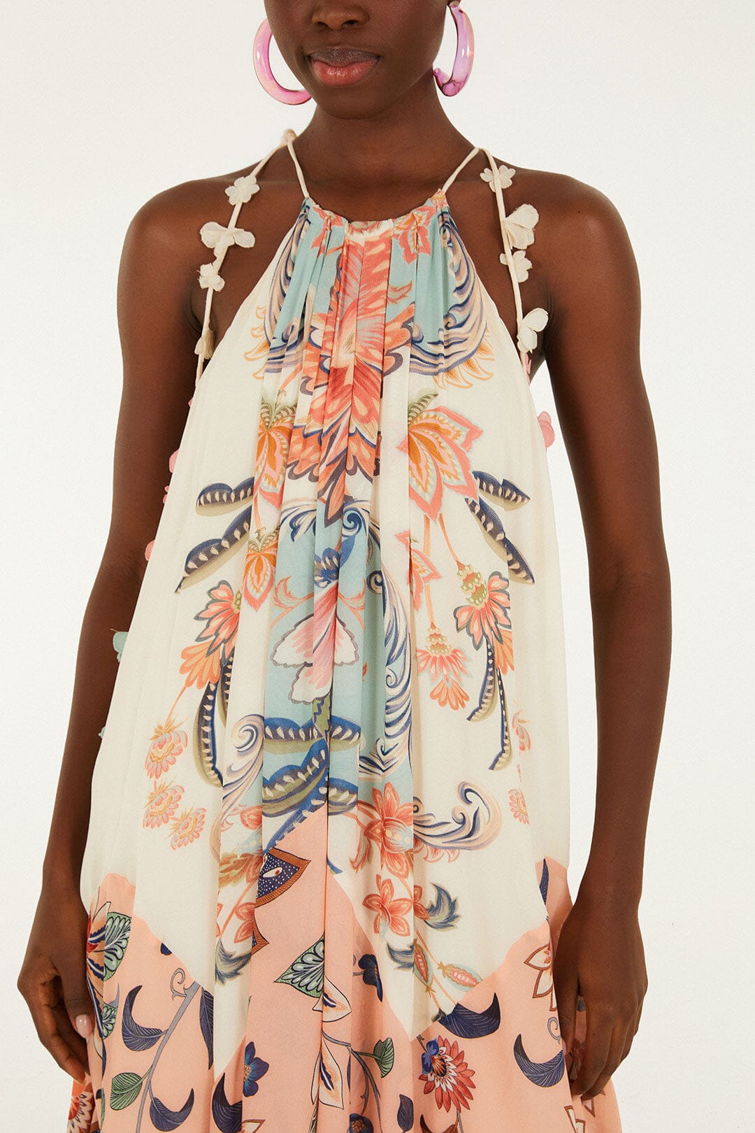 farm rio floral halter maxi dress Farm Rio Halter Maxi Dress by FARM RIO