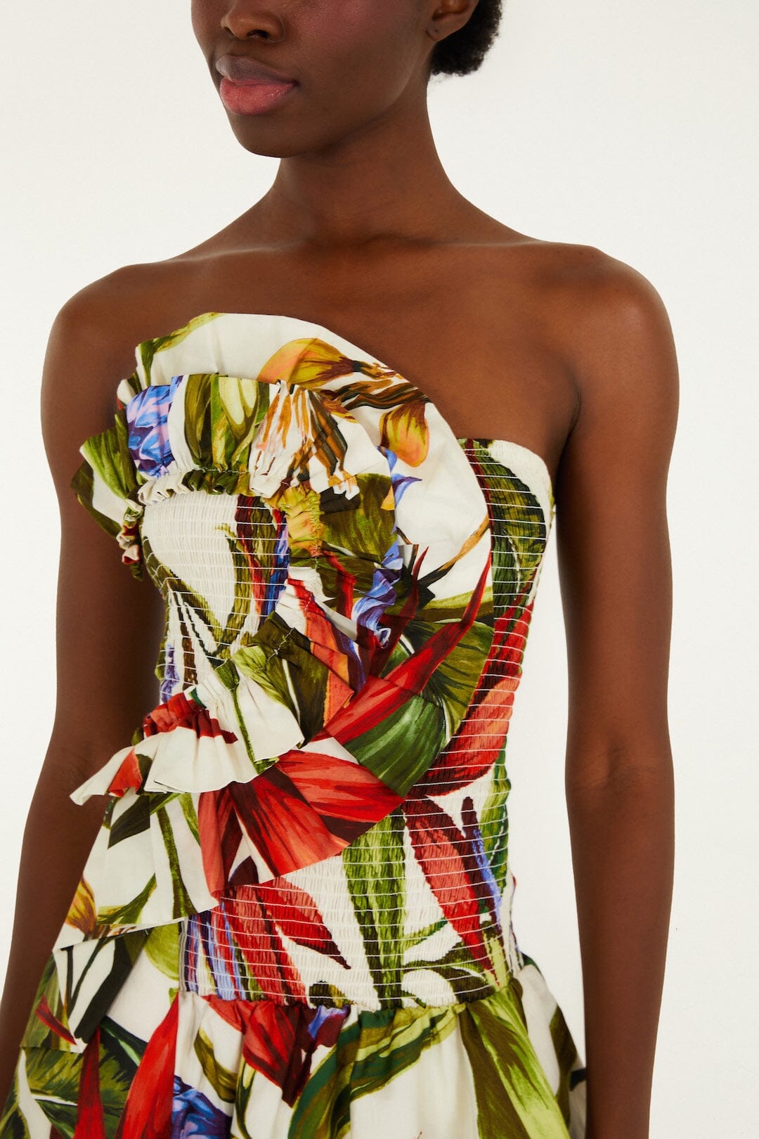 farm rio savana dream strapless midi dress farm rio savana dream strapless midi dress Grape Garden Cream Sleeveless Midi Dress by Farm Rio Mimi Seabrook
