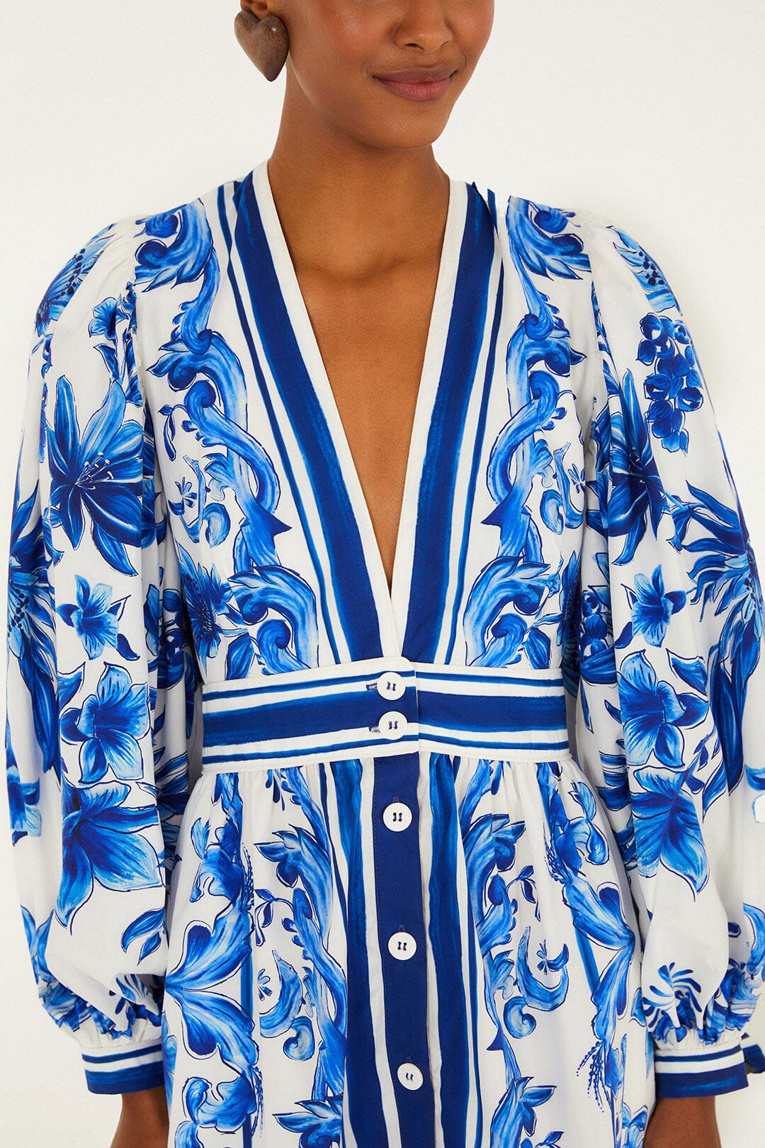 Off-White Garden Tiles Mini Dress