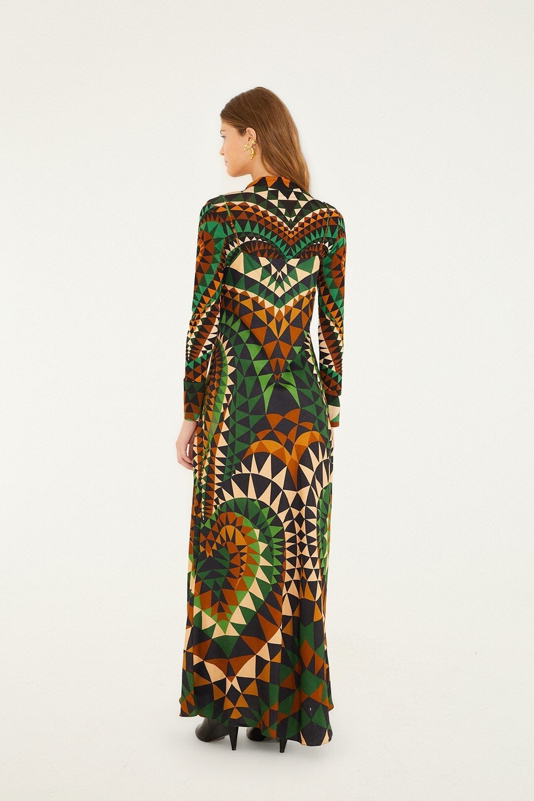 biosphere maxi dress Nerissa Sage Chiffon Maxi Dress - S Size - Women's Dresses