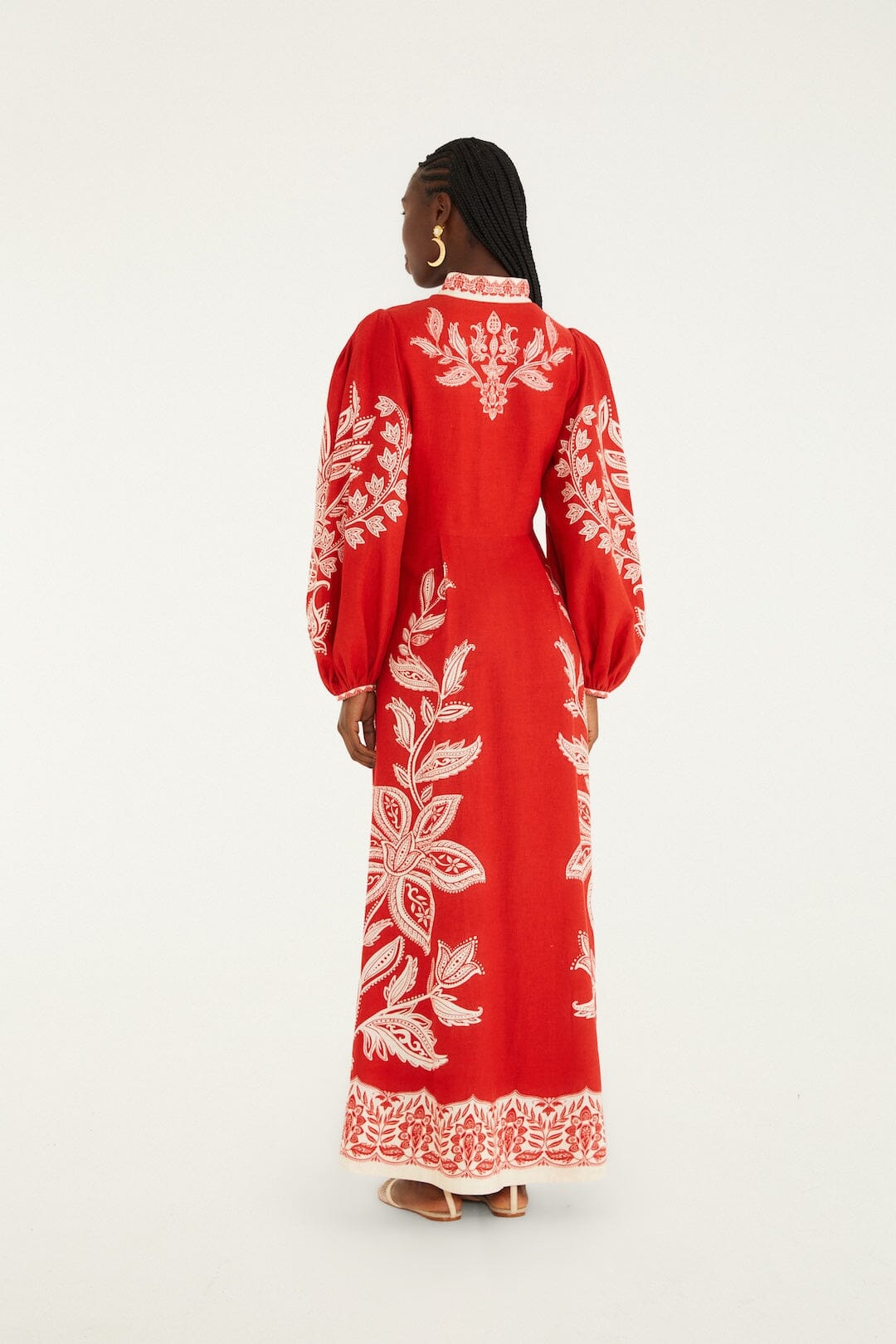 farm rio miranda long sleeve wrap midi dress Miranda Mix Print Long Sleeve Satin Shirtdress (Women)