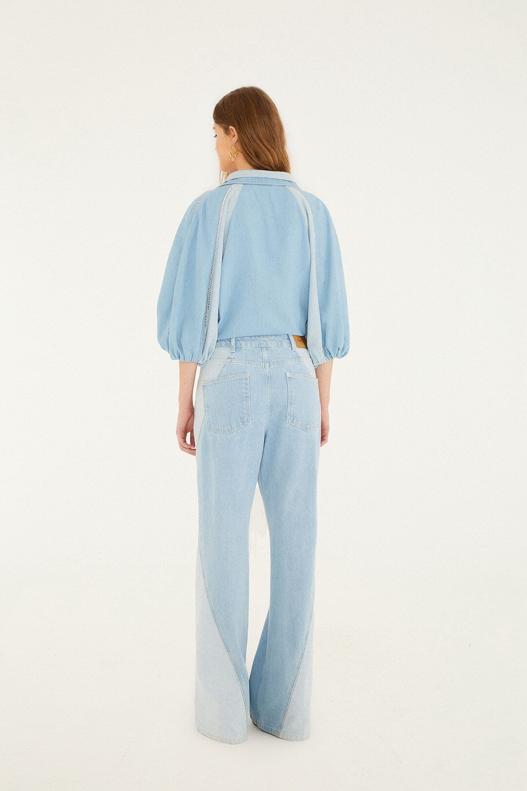 Denim Tree Light Colors Pants
