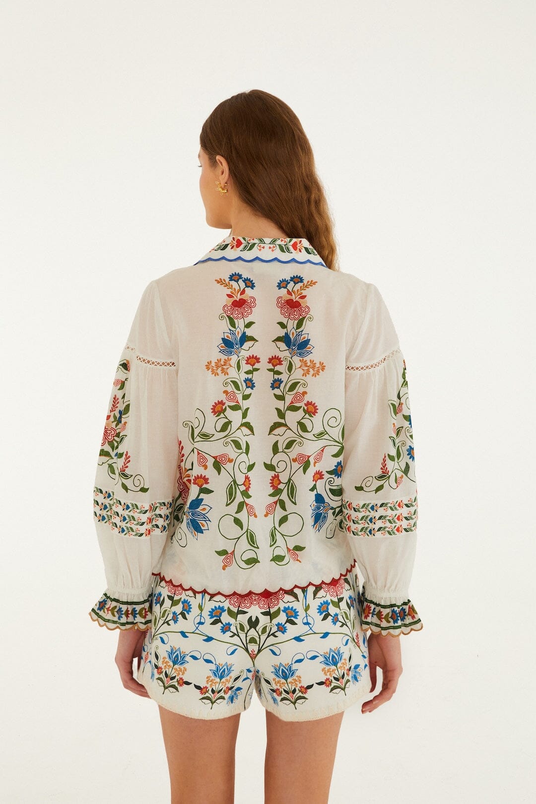 Off-White Stitched Garden Blouse