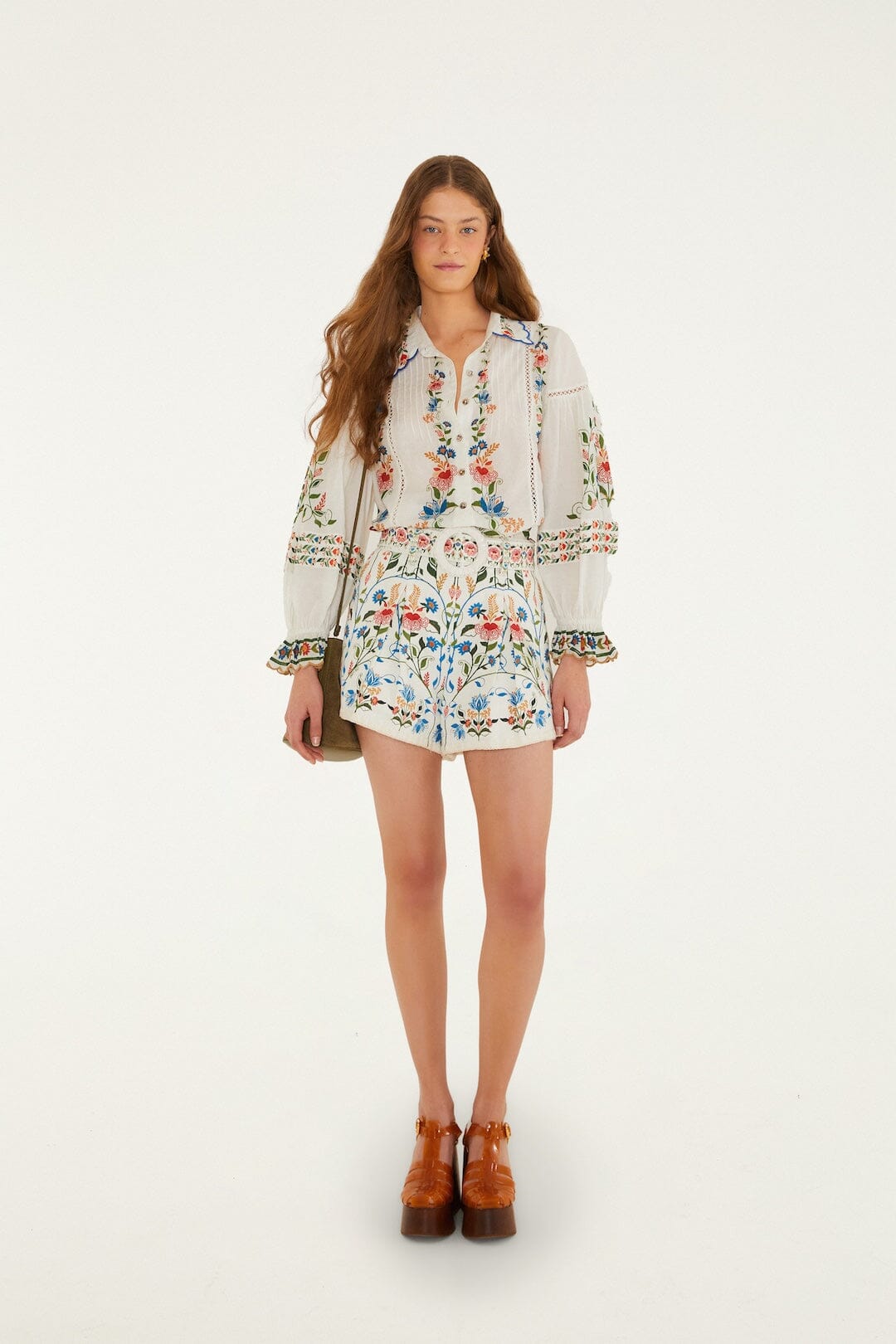 Off-White Stitched Garden Blouse