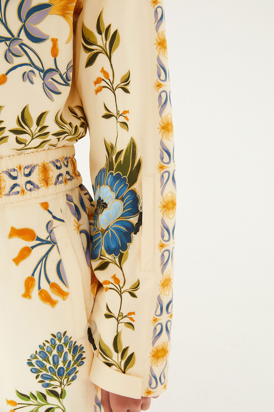 Off-White Winter Garden Hooded Belted Ski Jumpsuit