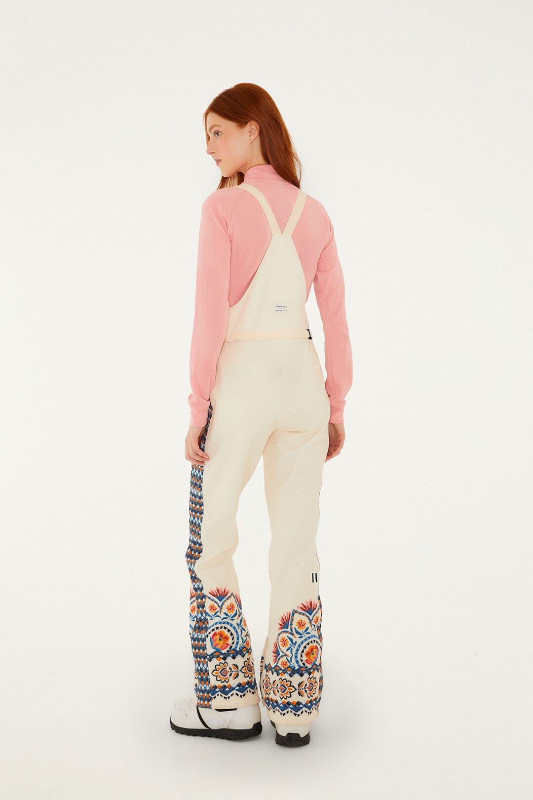 Off-White Lucy Floral Suspenders Ski Pants