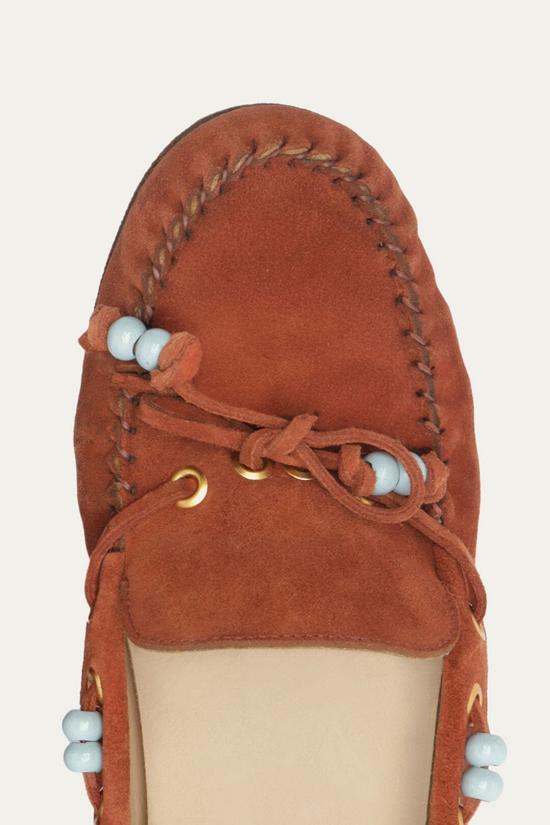Brown Tassel Suede Moccasin
