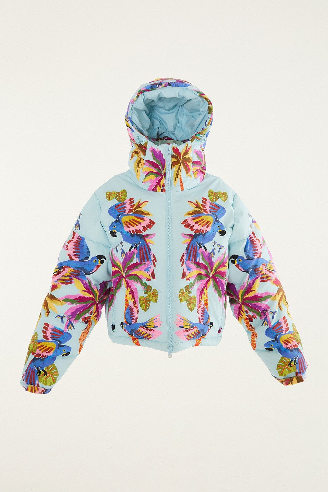 Blue Macaw Puffer Jacket | FARM Rio