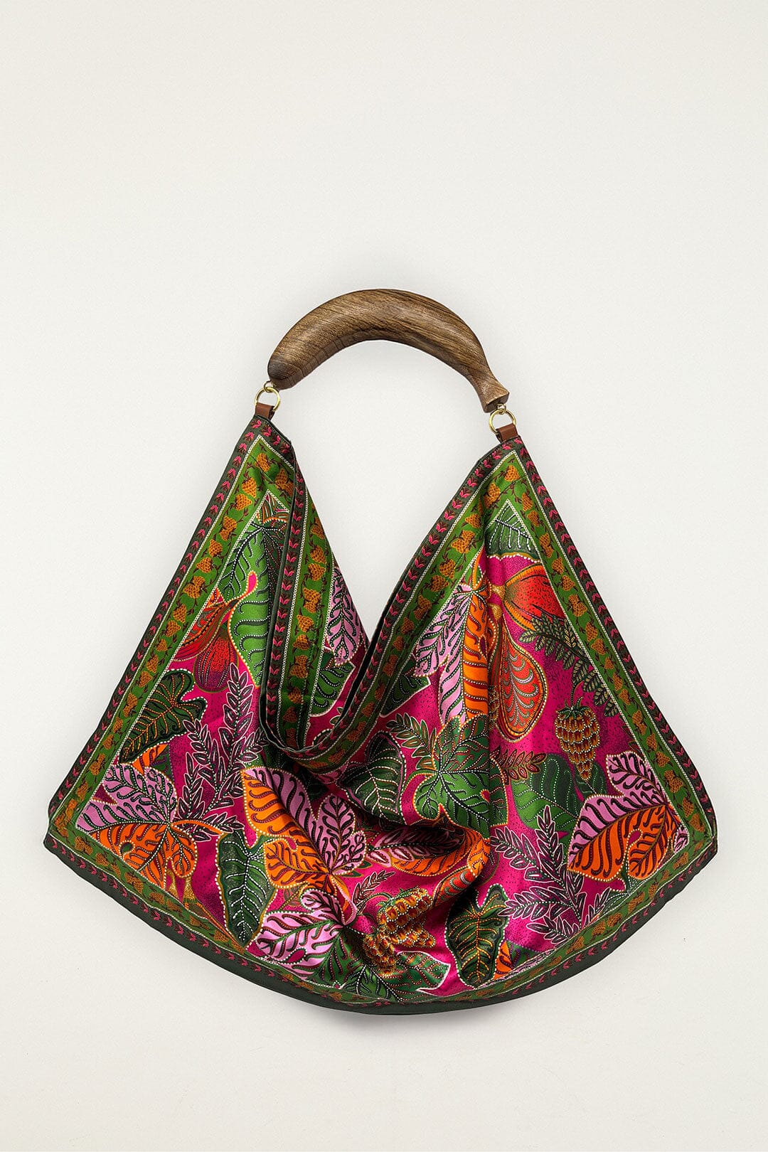 Green Scarf Tote Bag