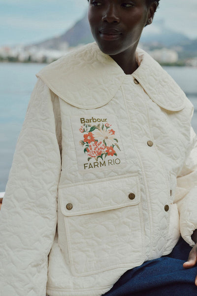 Lotus Quilted Jacket | FARM Rio