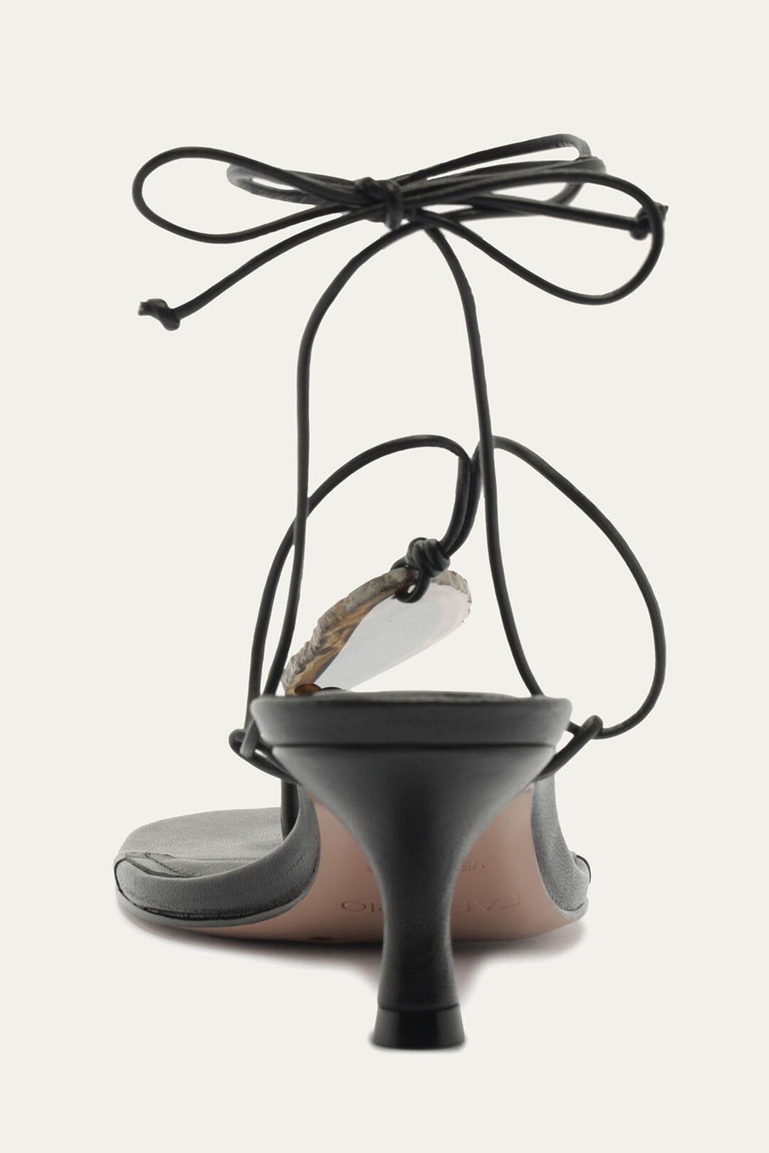 Stone Kitten Heel Sandal