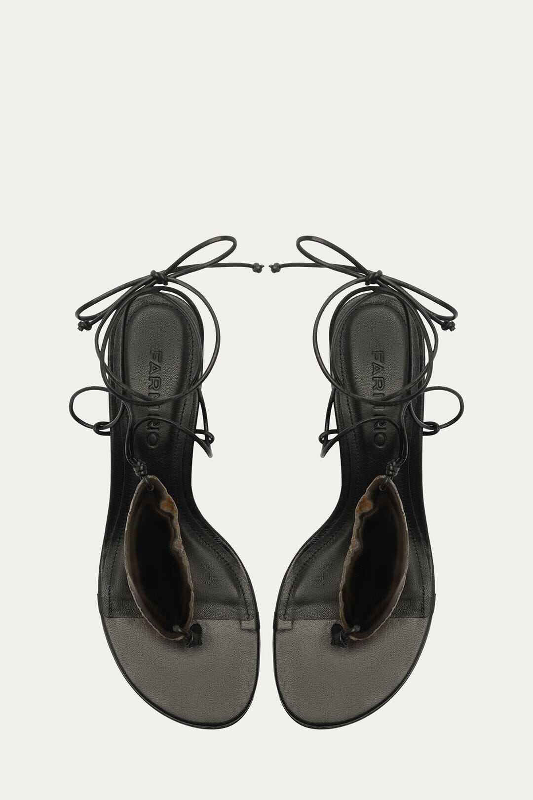 Stone Kitten Heel Sandal
