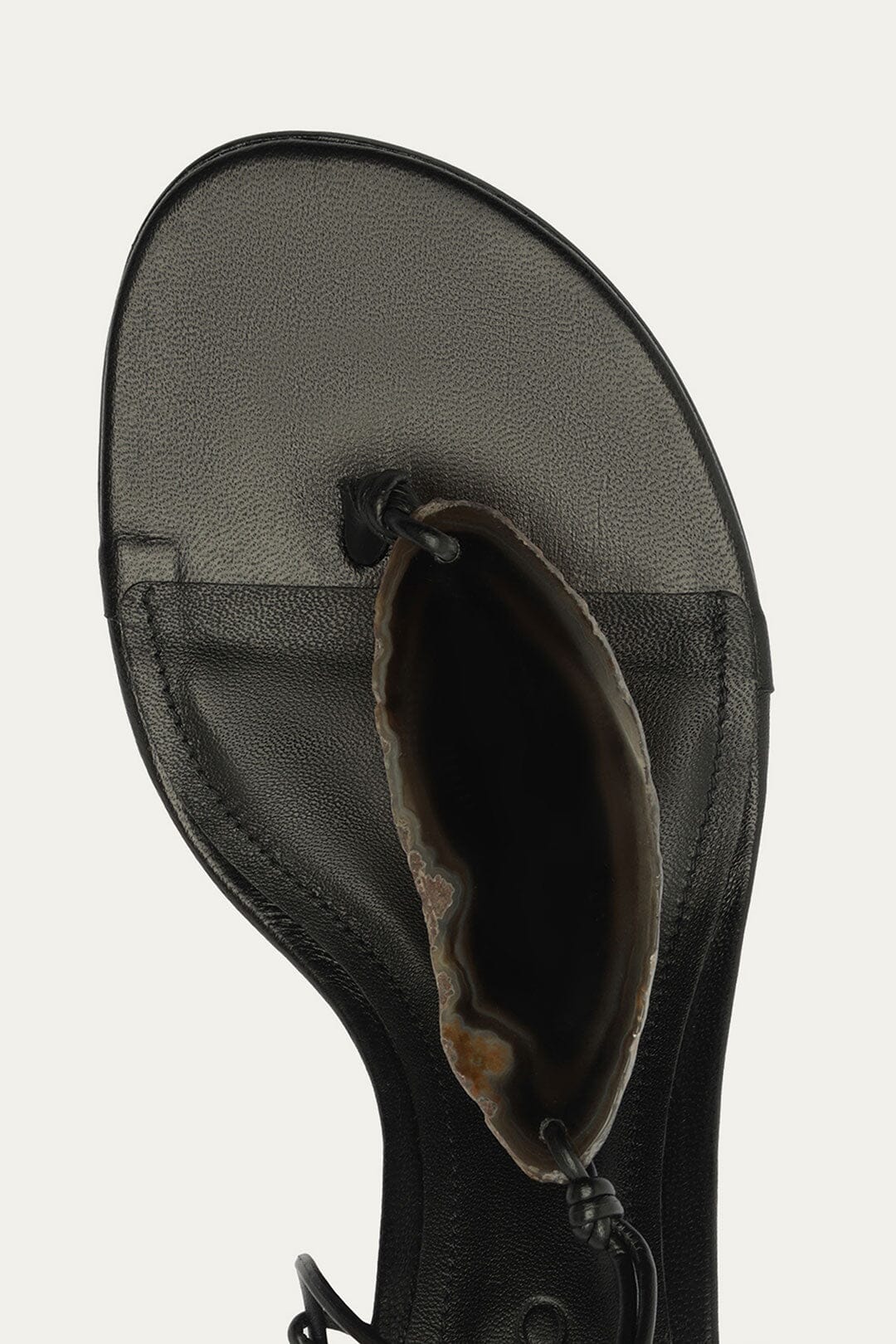 Stone Kitten Heel Sandal
