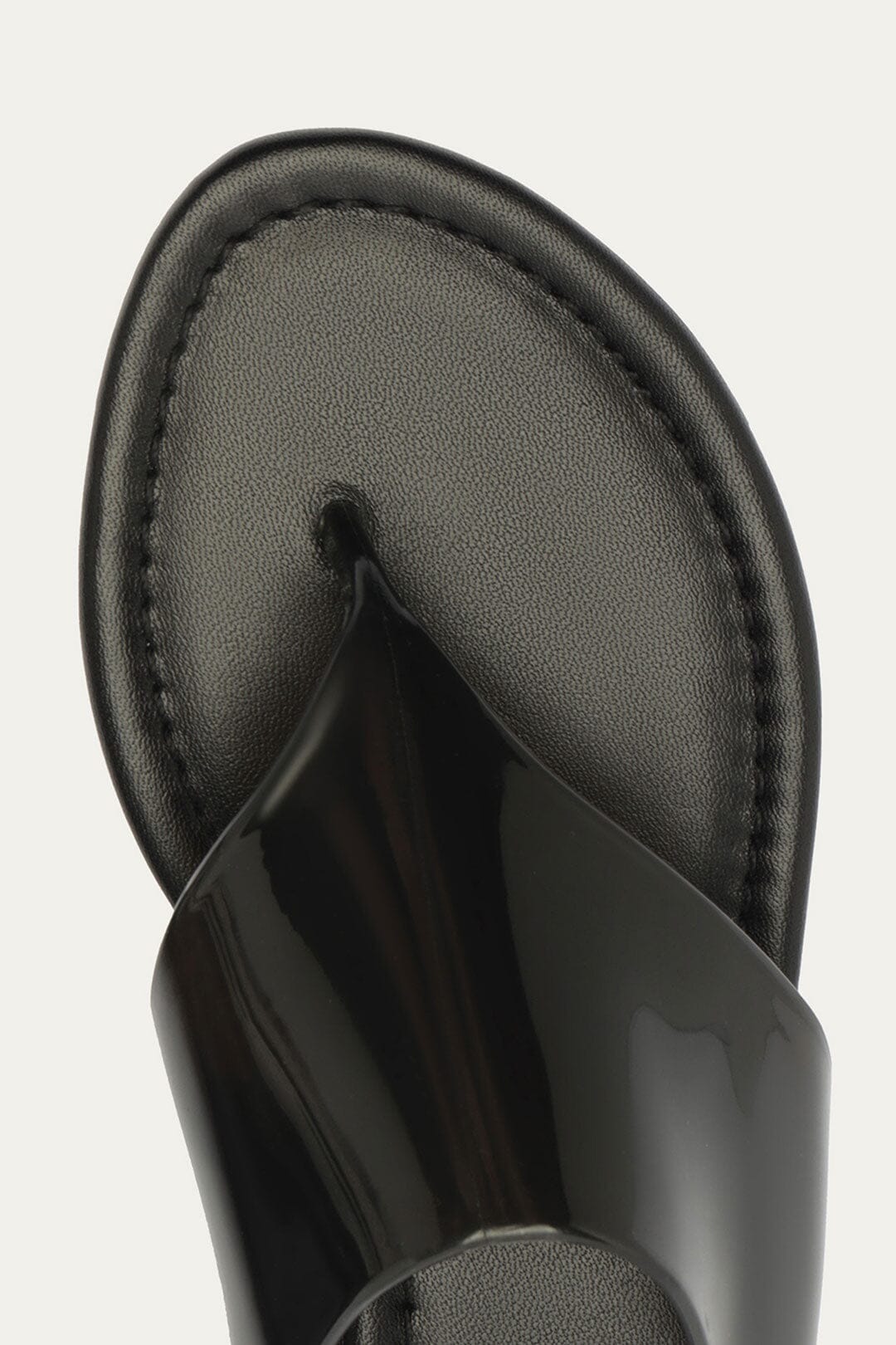 Black Jelly Flat Sandal