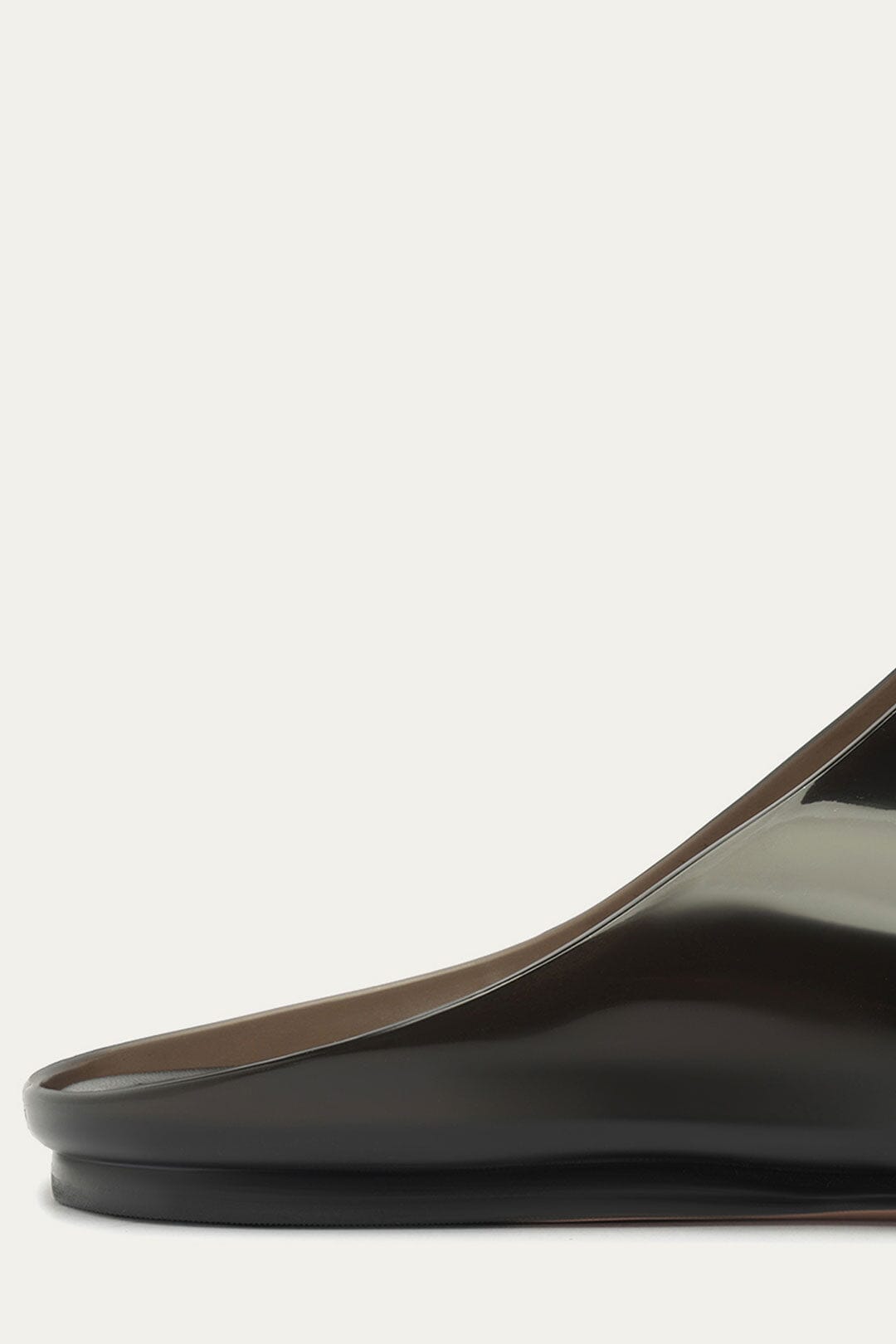 Black Jelly Flat Sandal