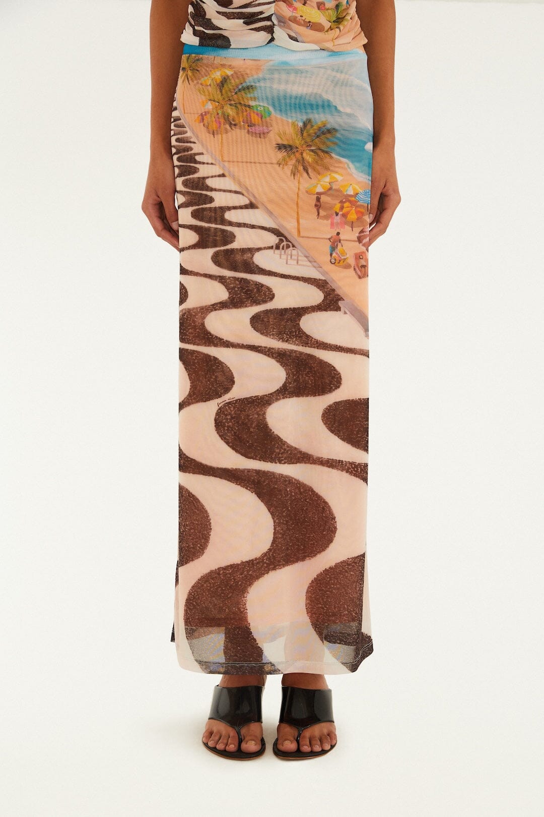 Multicolor Copacabana Beach Skirt