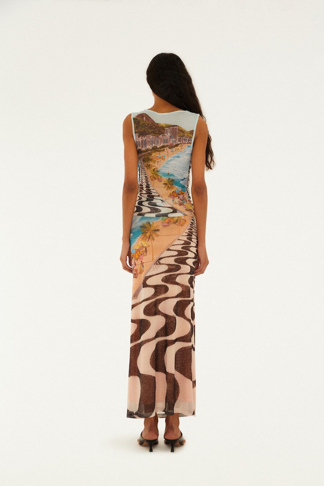 Multicolor Copacabana Beach Skirt