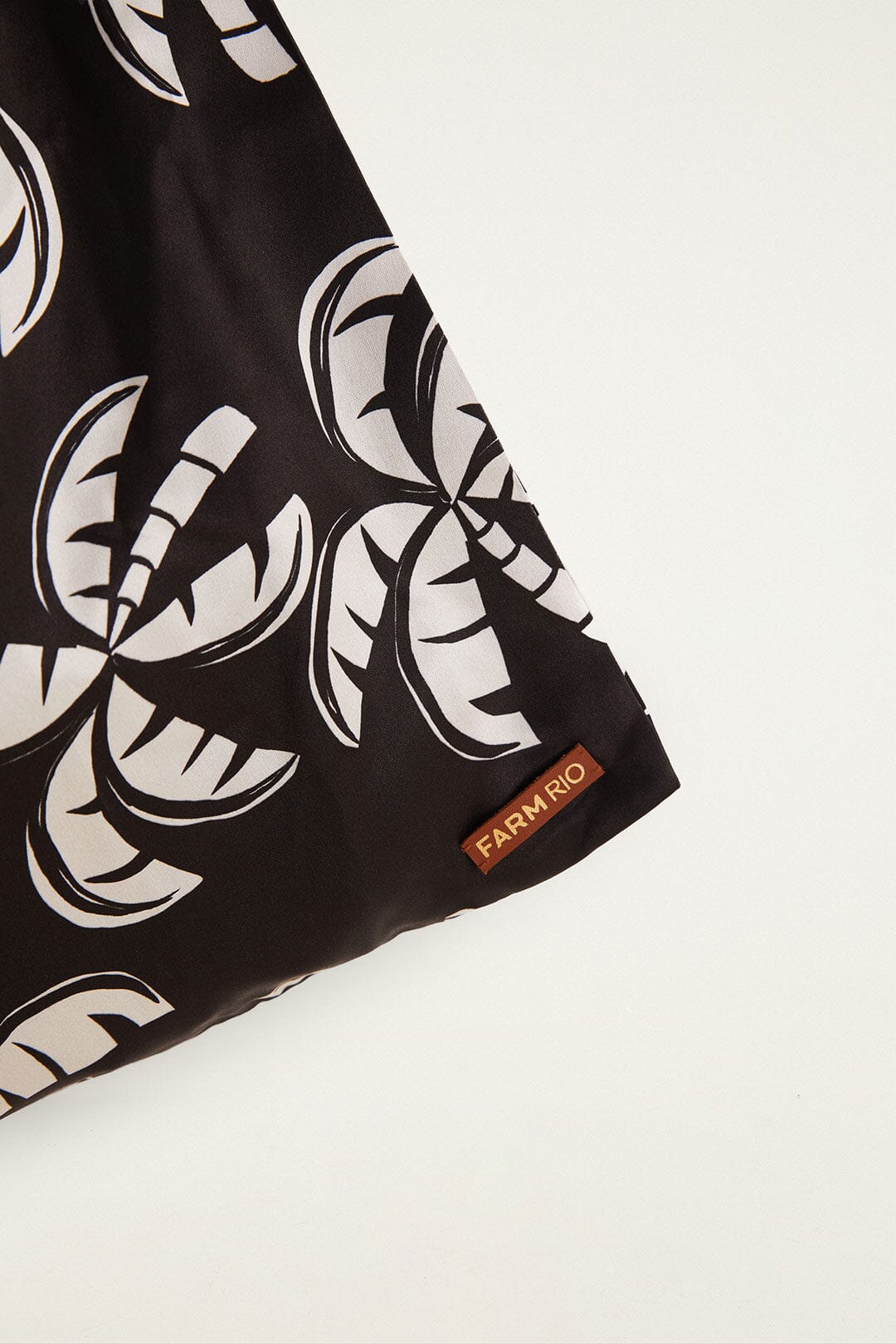 Black And White Scarf Tote Bag