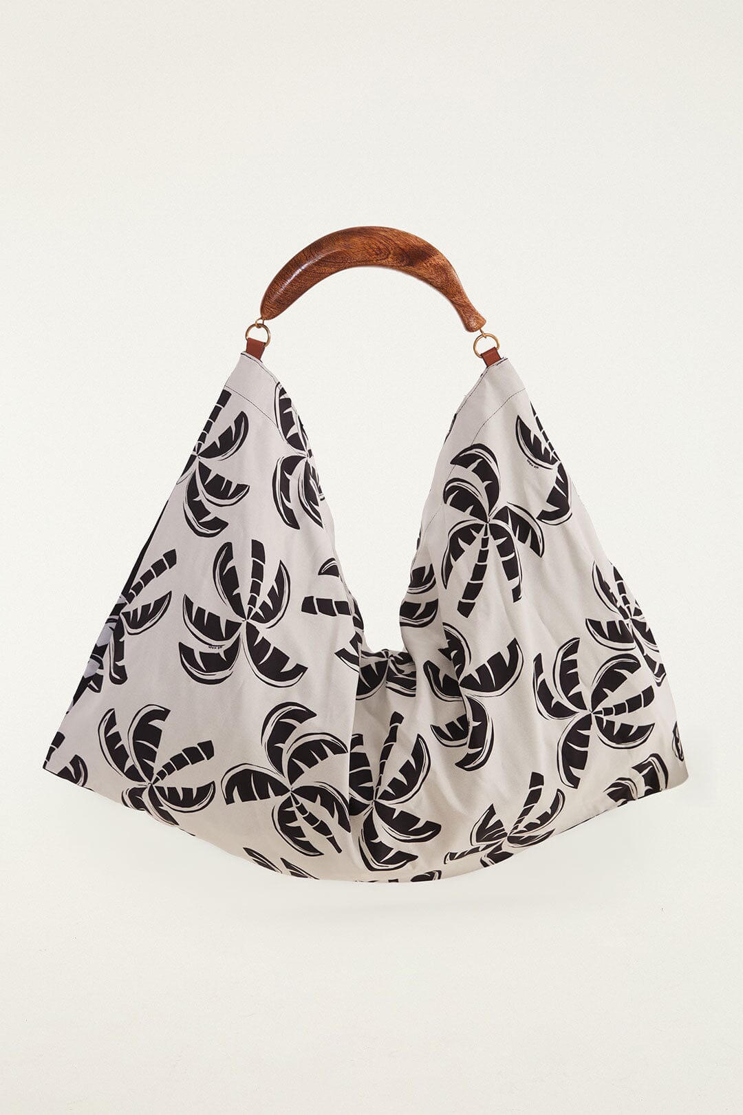 Black And White Scarf Tote Bag