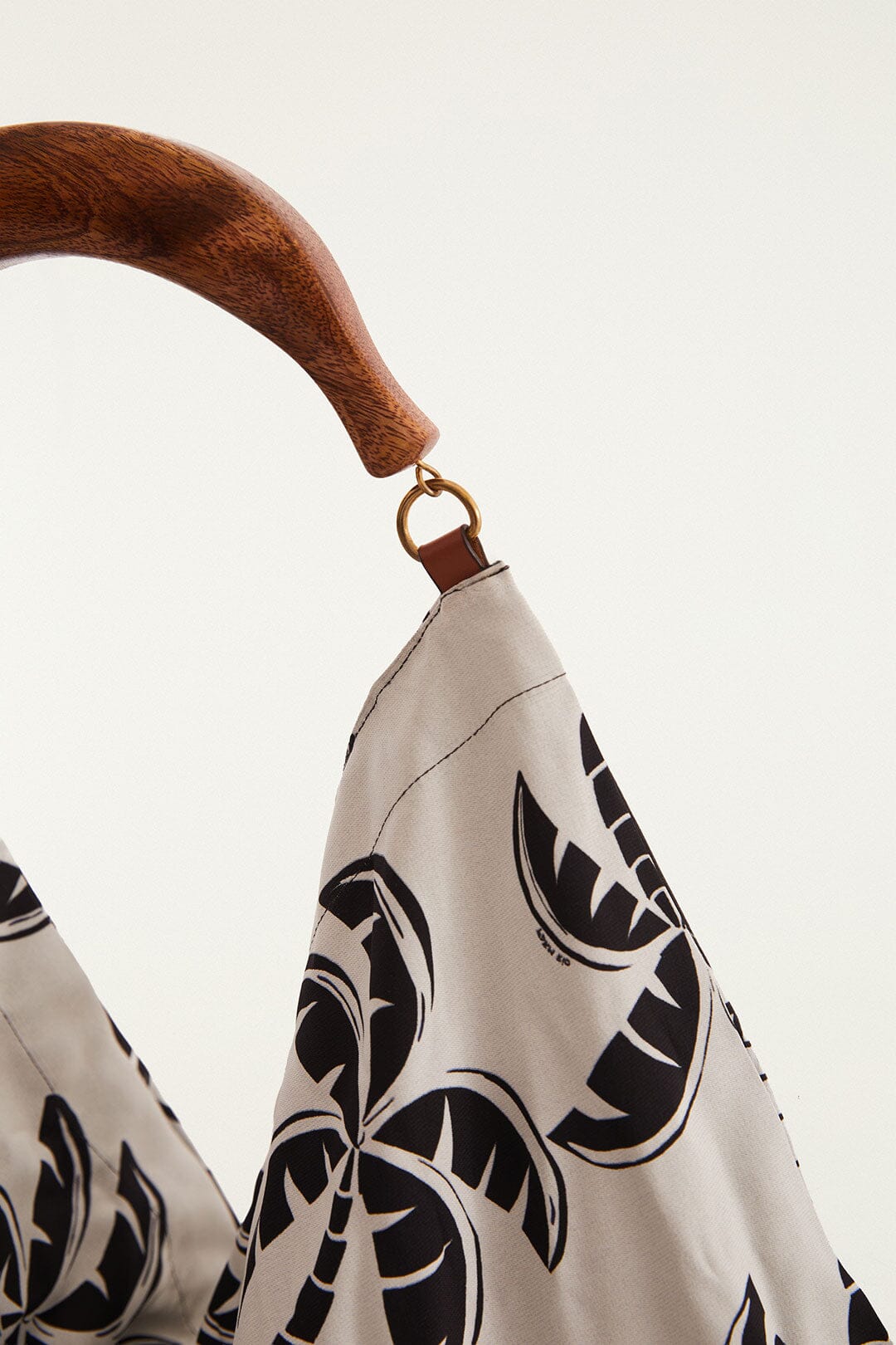 Black And White Scarf Tote Bag