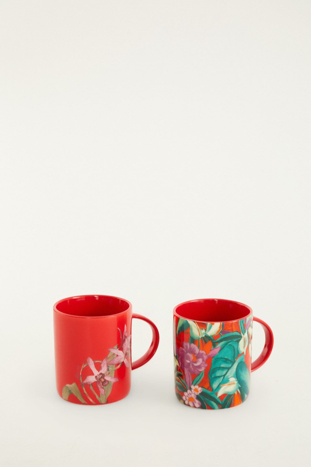 Red Floral Happiness To Drink Set