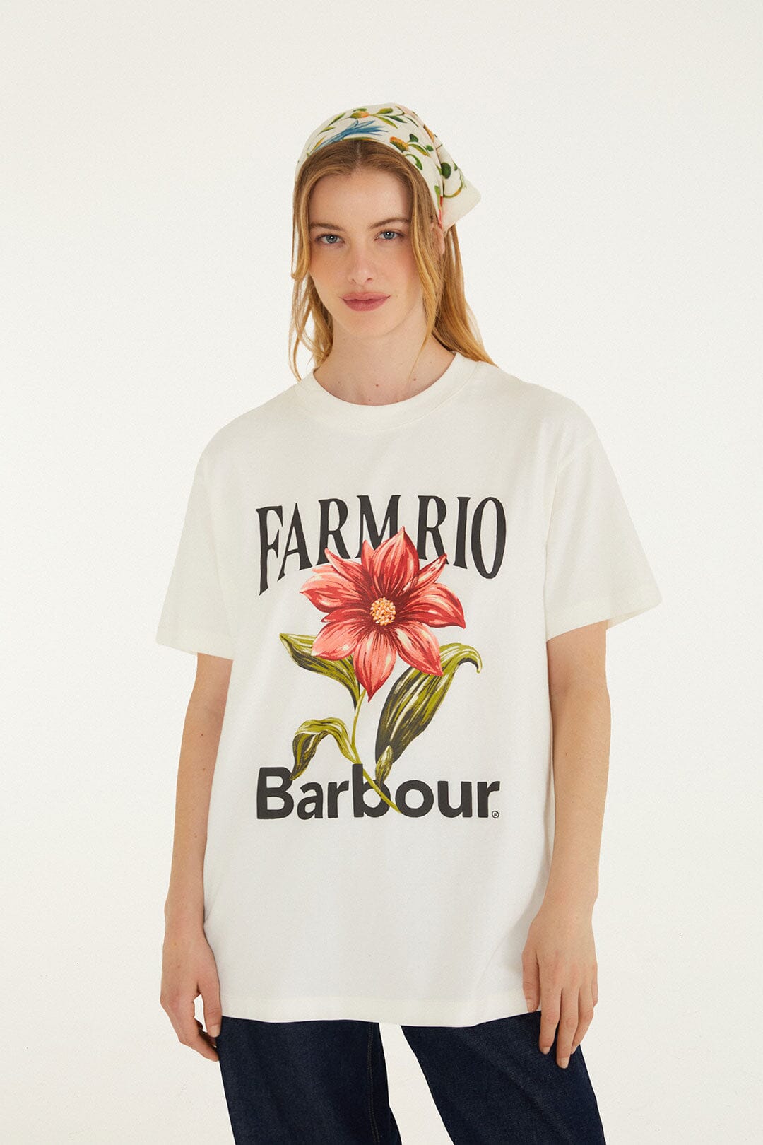 Wild Flower Cream T-Shirt | FARM Rio