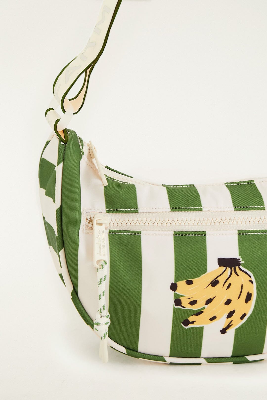 Green Tropical Banana Shoulder Bag