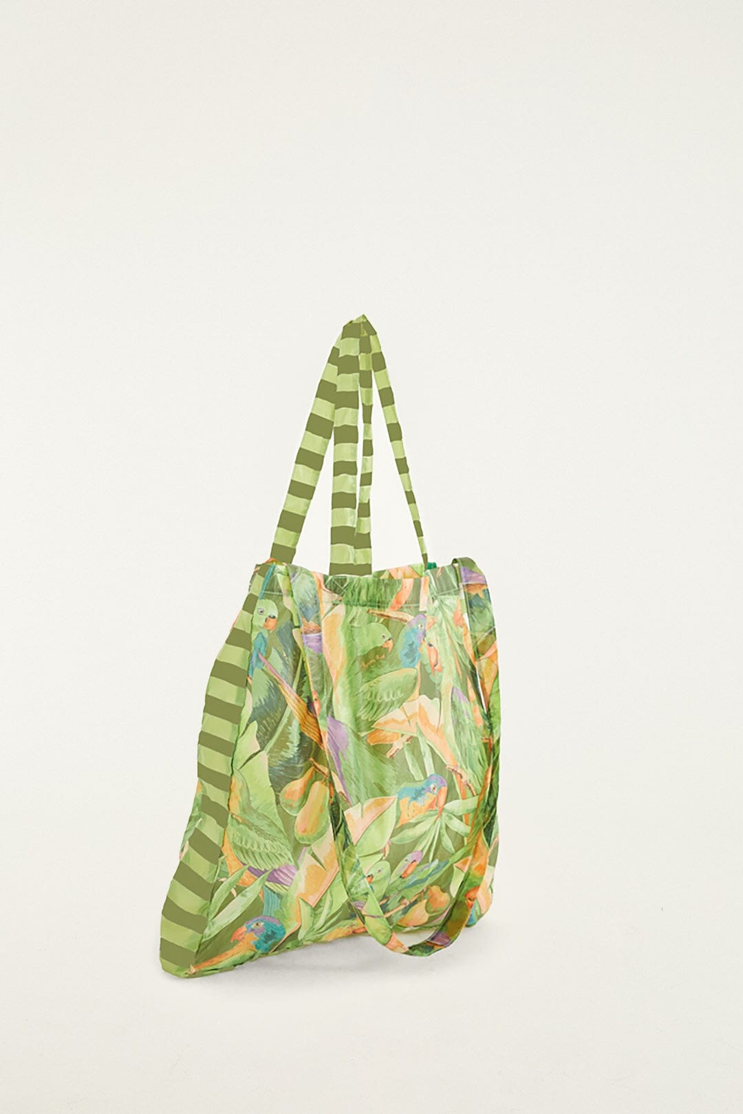 Green Bird Jungle Tote Fruit Bag