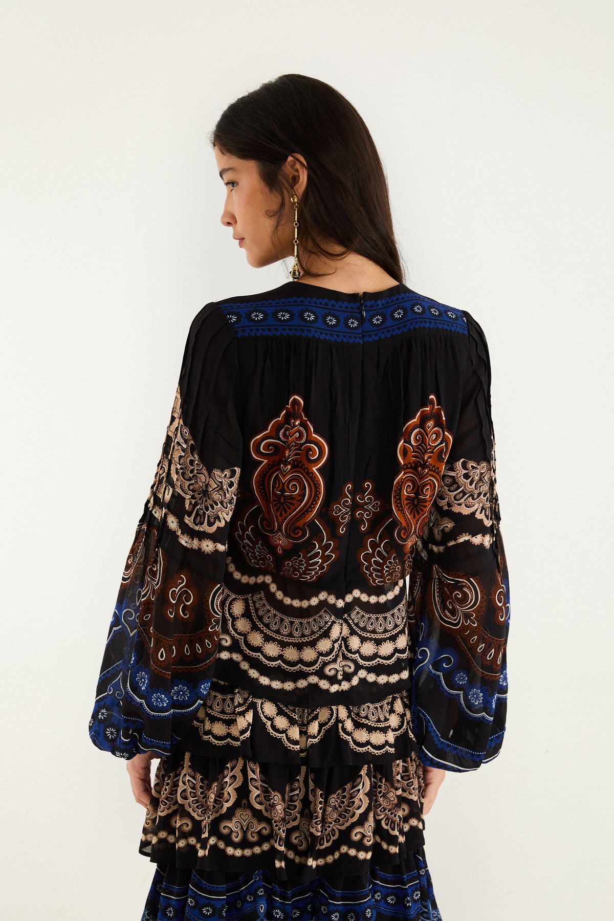 Nicole Pleated Blouse