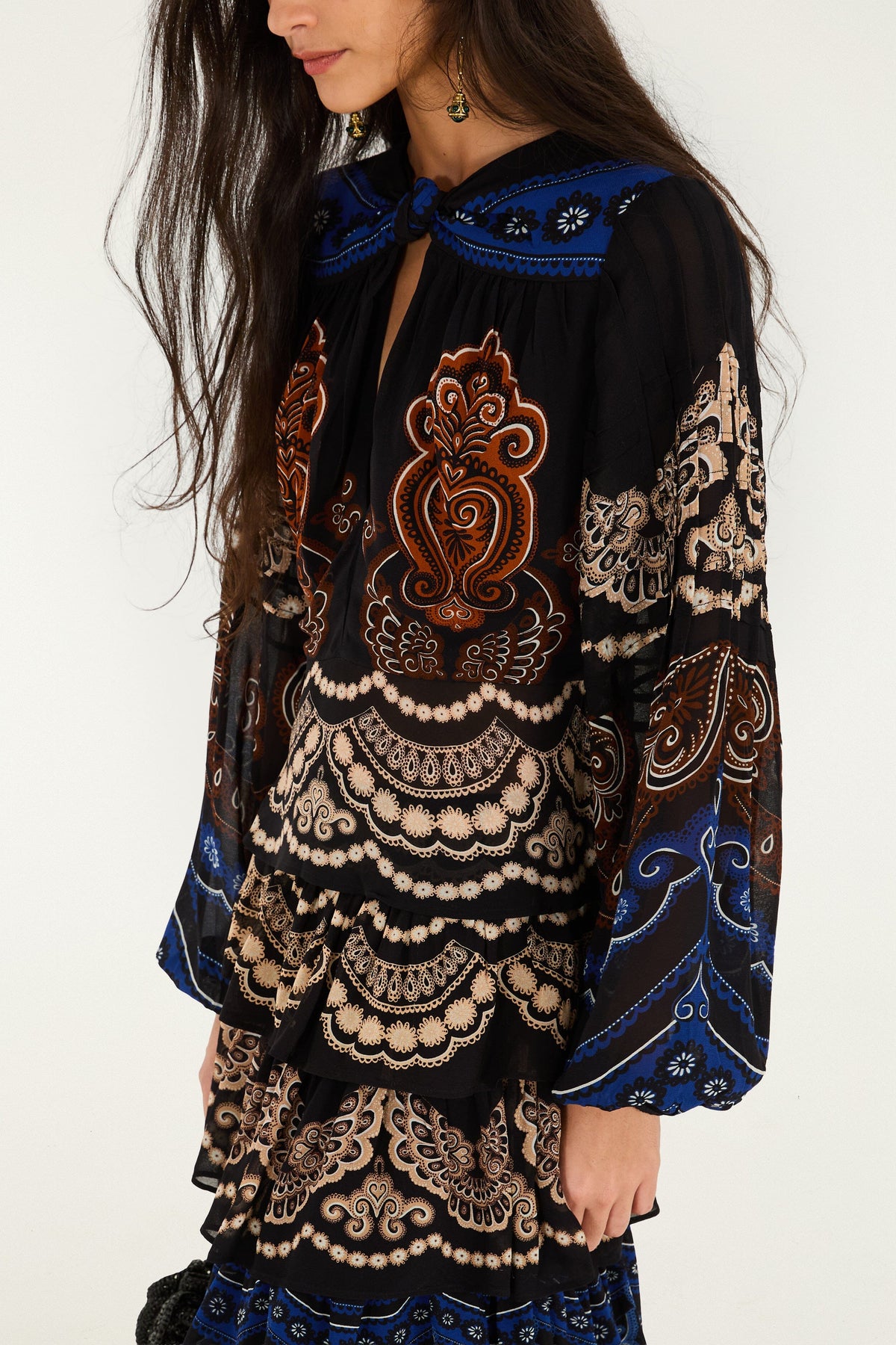 Nicole Pleated Blouse
