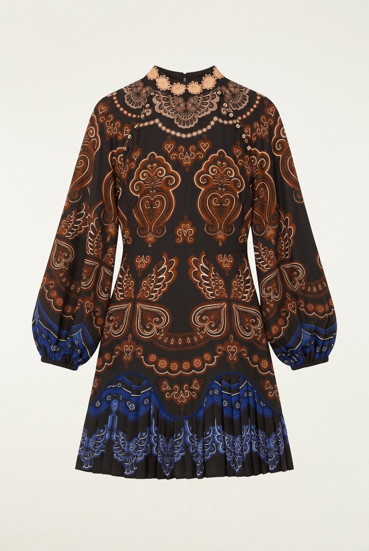 Nicole Ruffled Long Sleeve Mini Dress
