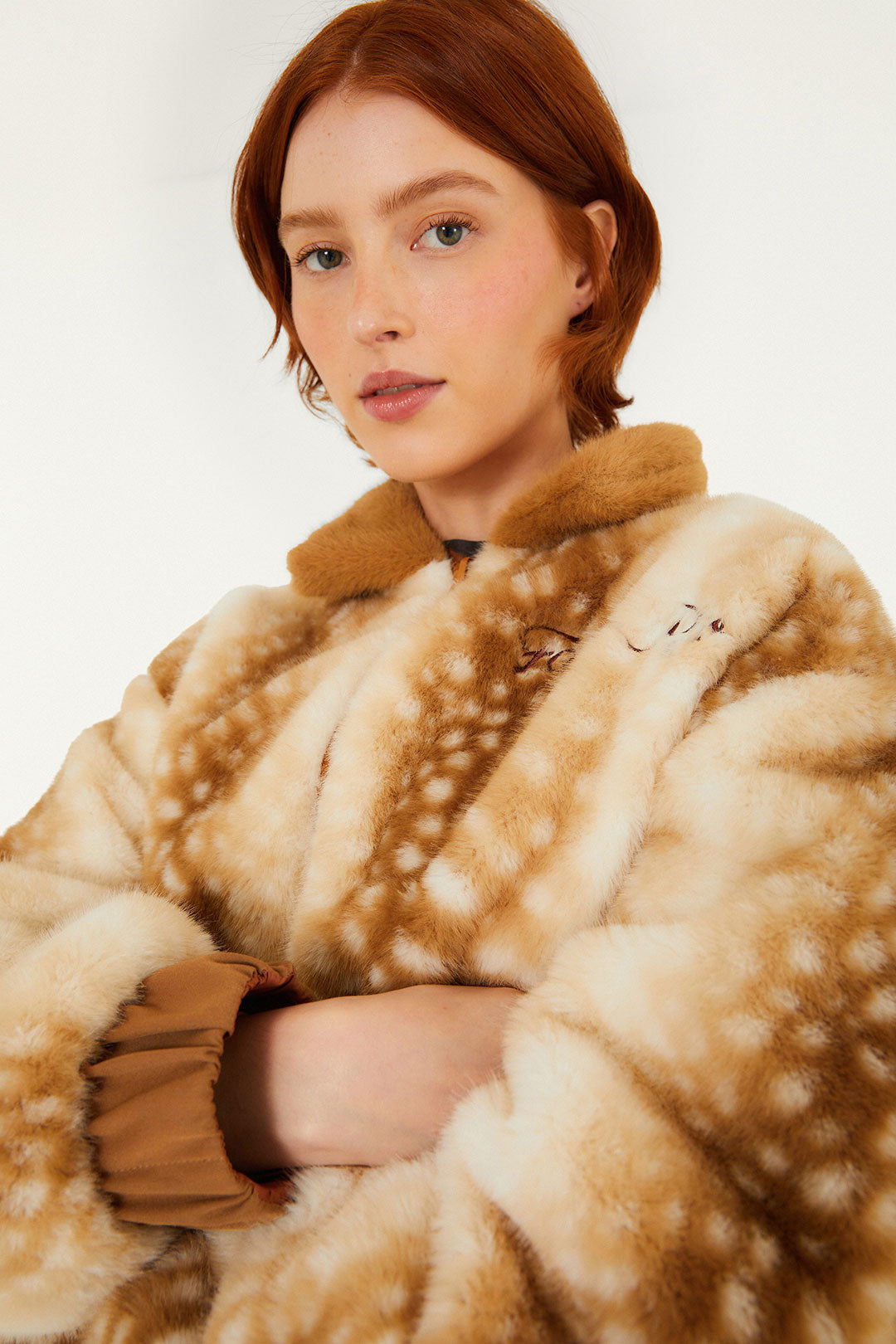 Borbofly Embroidered Reversible Puffer Jacket
