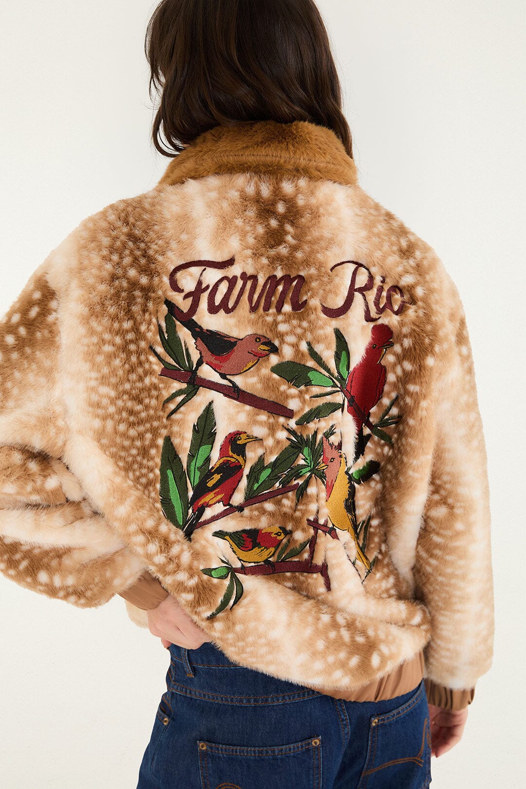 Borbofly Embroidered Reversible Puffer Jacket