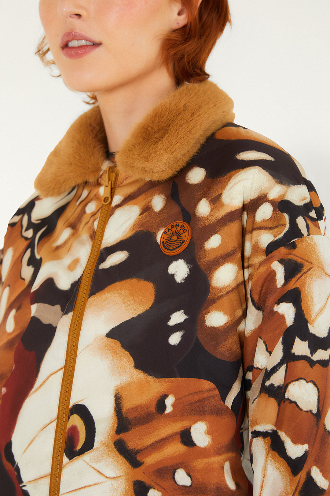 Borbofly Embroidered Reversible Puffer Jacket