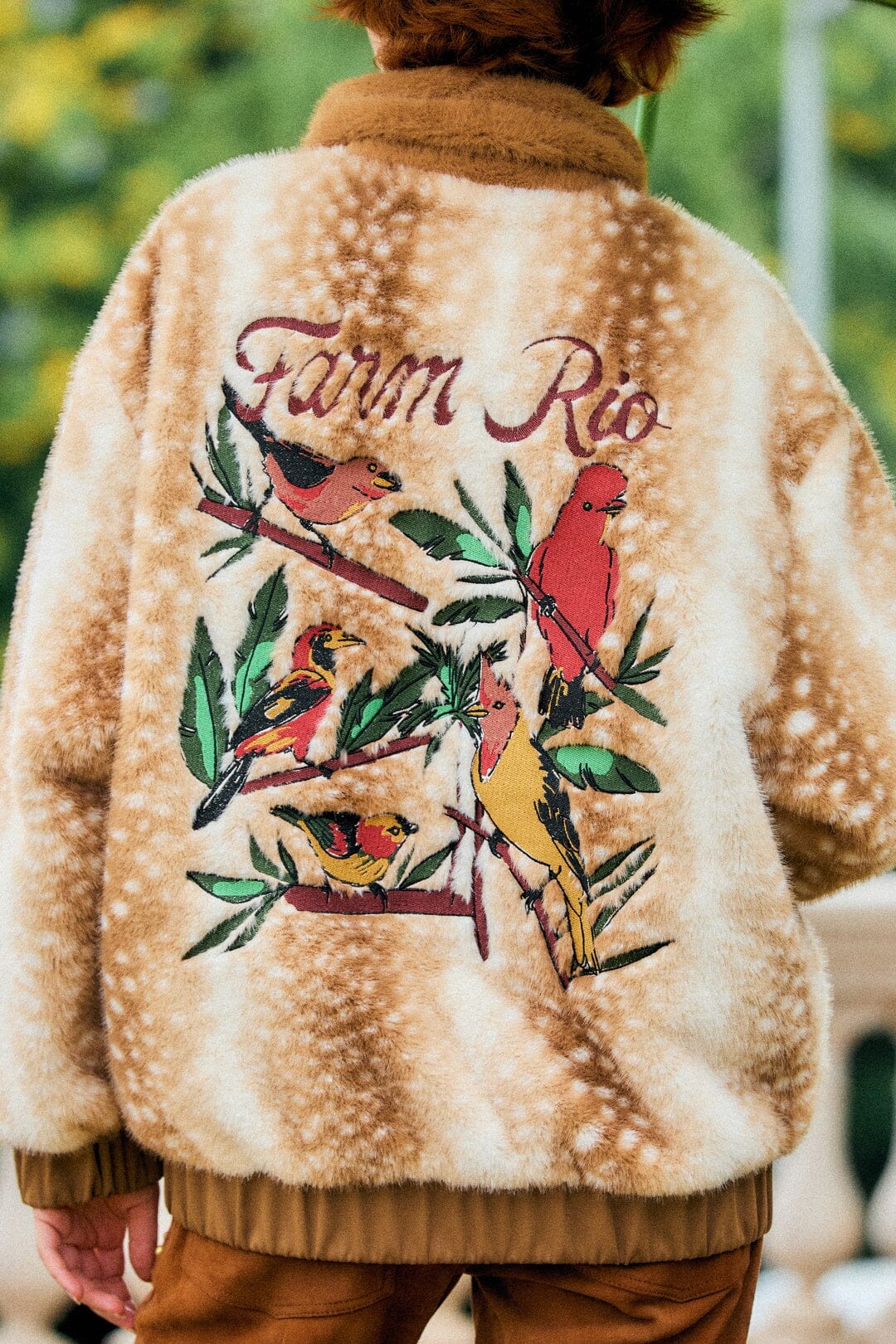 Borbofly Embroidered Reversible Puffer Jacket