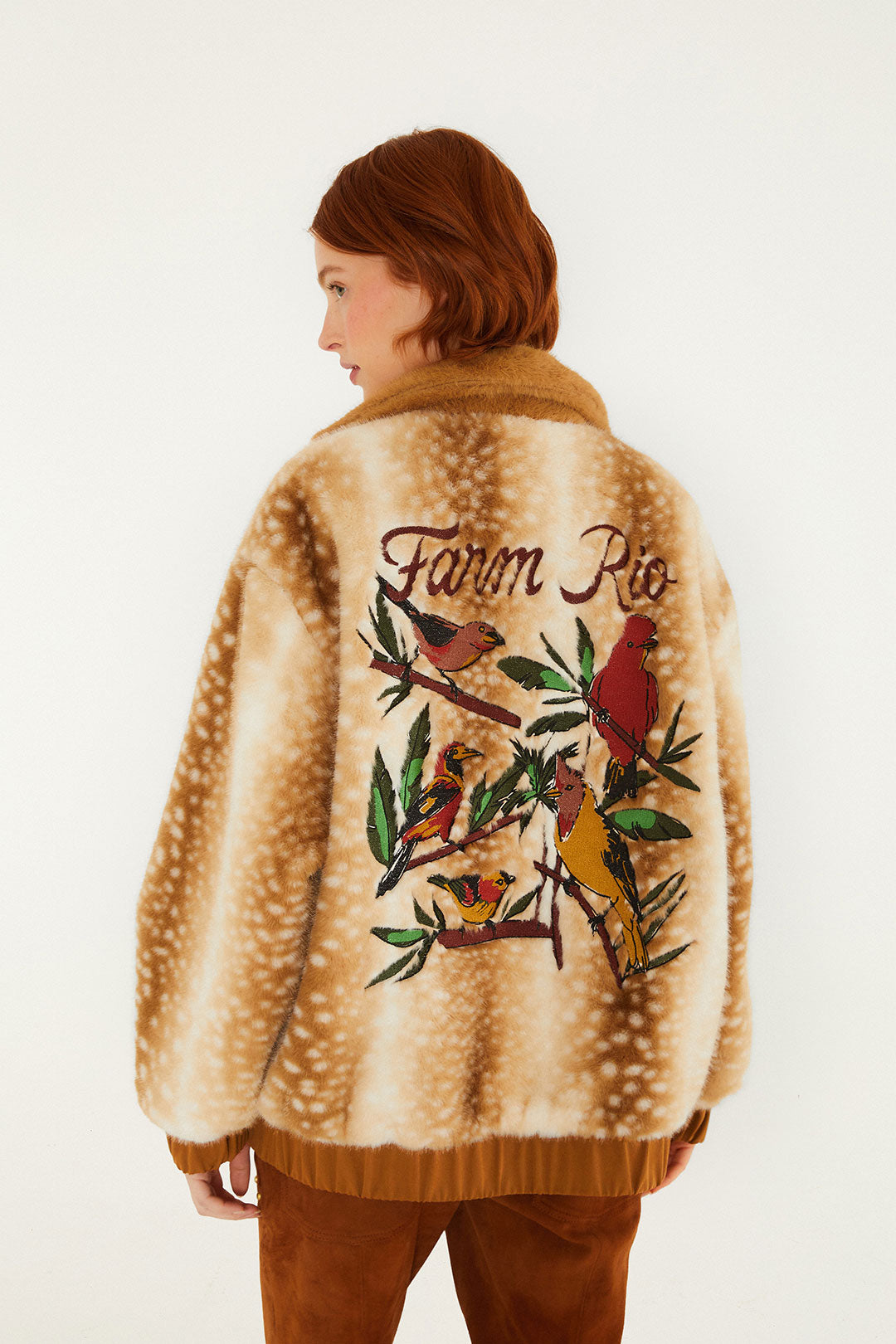 Borbofly Embroidered Reversible Puffer Jacket