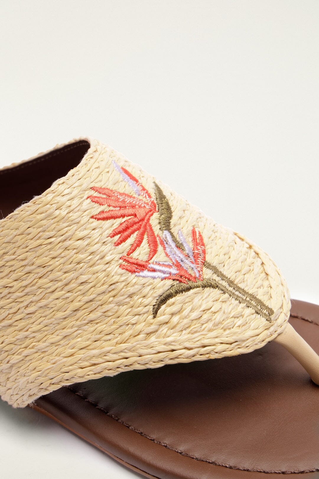 Raffia Icons Flat Sandal