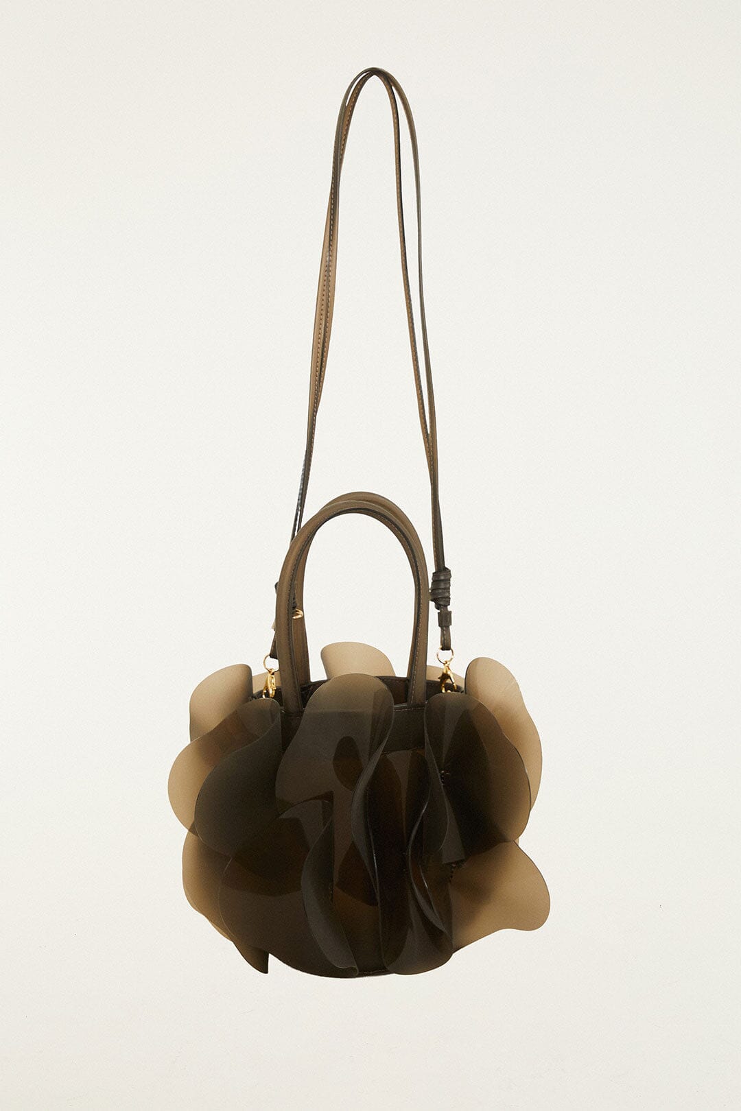 Dark Olive Jelly Flower Bag