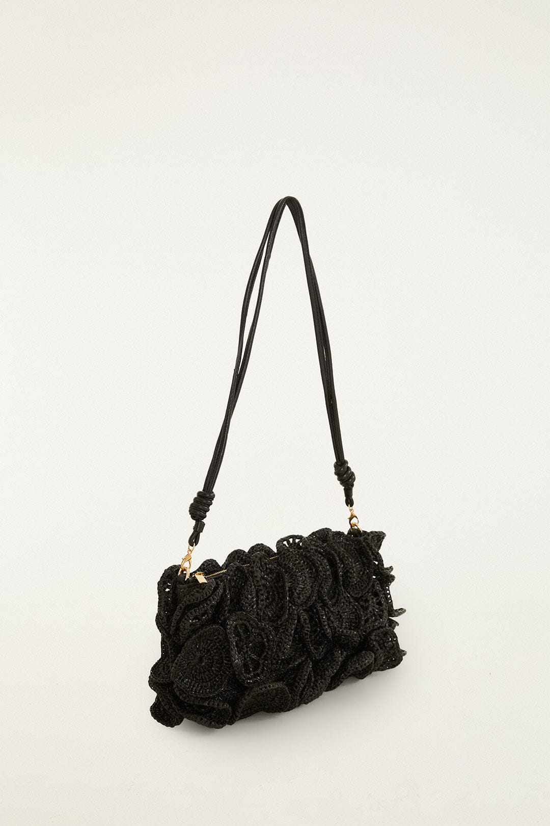 Raffia Flower Clutch