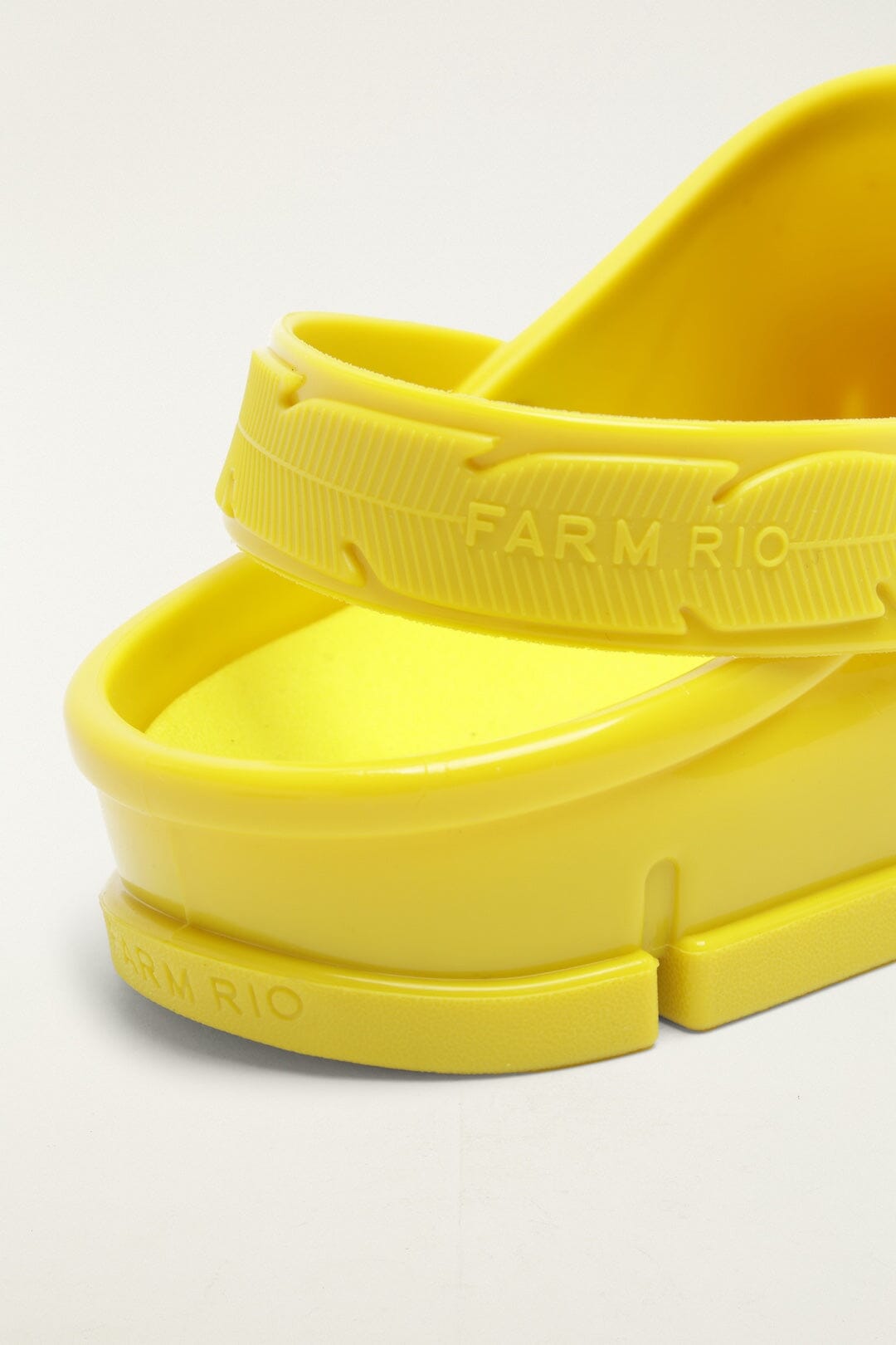 Yellow Monstera Slingback Rain Clog | FARM Rio