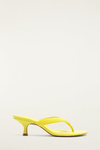 Yellow Rob Heeleded Sandal | FARM Rio
