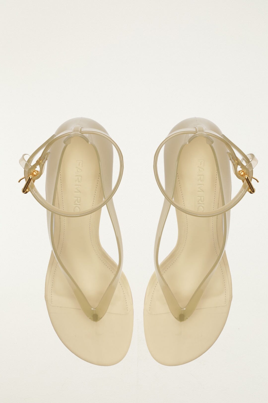 Off-White Jelly Heeleded Sandal