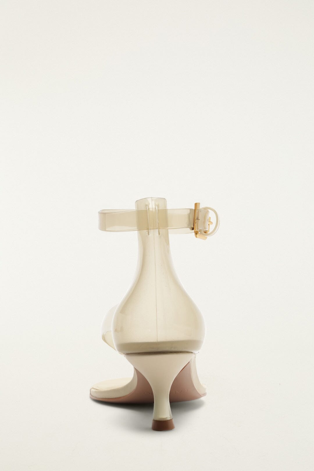 Off-White Jelly Heeleded Sandal